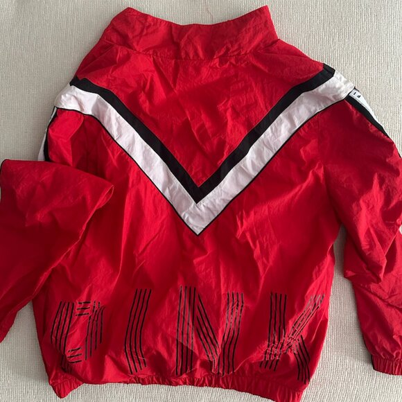 Victoria’s Secret Pink Red Striped Windbreaker Jacket (XS/S) - Picture 2 of 3